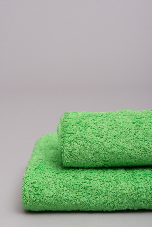pack 2 toallas verde lisa